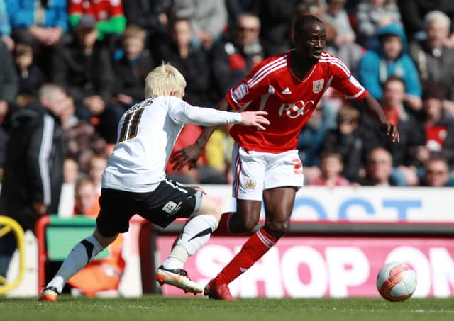 Albert, Albert Adomah, runs down the wing for me... would chant the Bristol City fans. (Photo by Jan Kruger/Getty Images)