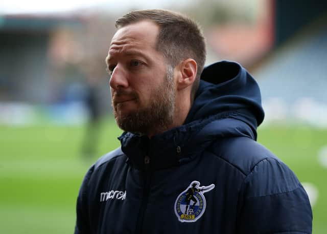 Bristol Rovers take on their former manager Ben Garner on Saturday. (Photo by Lewis Storey/Getty Images)
