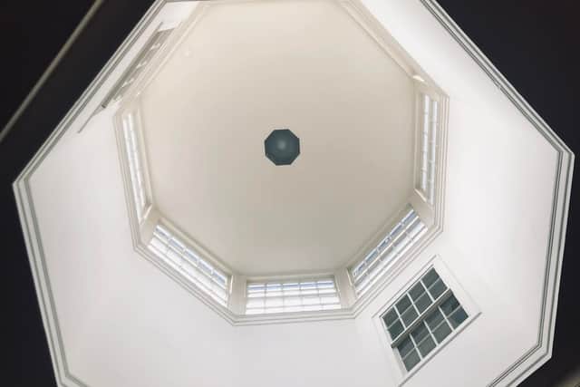 The beautiful octagonal window was designed to serve as ‘one window’ in order to dodge the Window Tax!