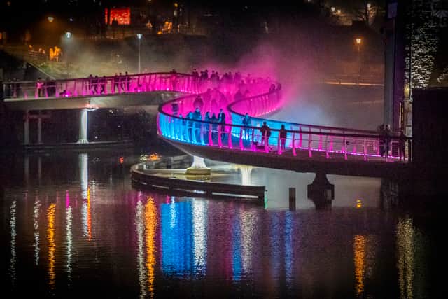 Bristol Light Festival returns on March 1 this year - here’s a reminder of how the event looked two years ago (Credit: Andrea Pattenden)