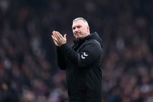 Bristol City boss Nigel Pearson did not mince his words when speaking about Bakinson’s departure. (Photo by Ryan Pierse/Getty Images)
