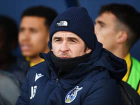 Joey Barton looks on at a recent Bristol Rovers game.