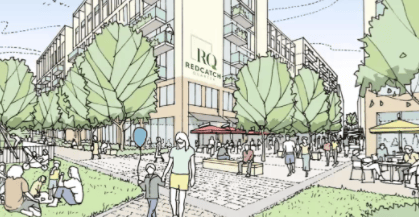 An artist’s impression of the development.