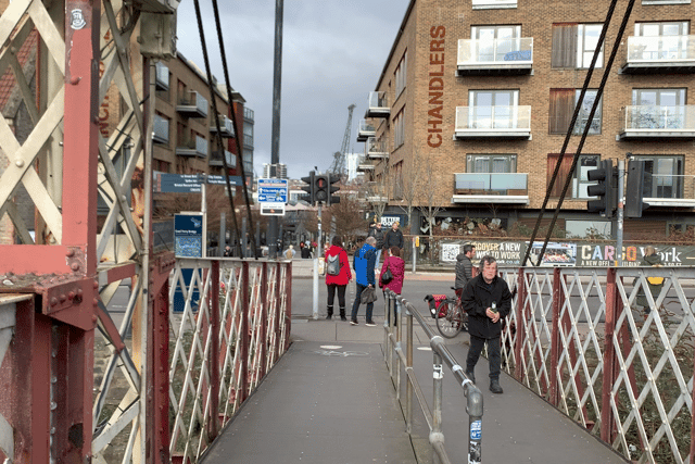 Wapping Wharf from Gaol Ferry Bridge