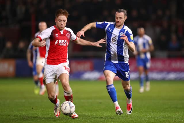 Callum Camps fits ‘the mould’ of a player like Antony Evans and Sam Finley. (Photo by Lewis Storey/Getty Images)