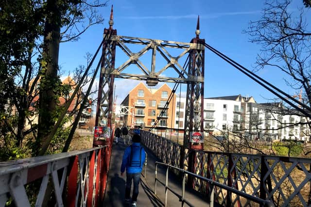 The bridge connects south Bristol to the city centre but must close for repair works.