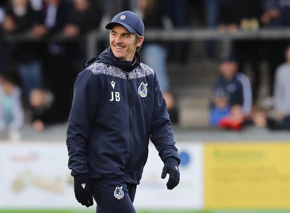 All smiles for Joey Barton who should be happy with Bristol Rovers’ business. (Photo by Pete Norton/Getty Images)
