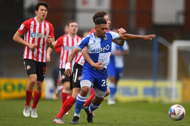 Bristol Rovers sold Zain Walker to Tommy Widdrington’s King’s Lynn Town. (Photo by Harry Trump/Getty Images)