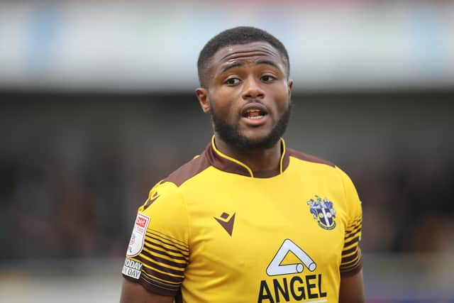 Bristol Rovers will have to deal with Sutton United’s top scorer David Aijboye. (Photo by Pete Norton/Getty Images)