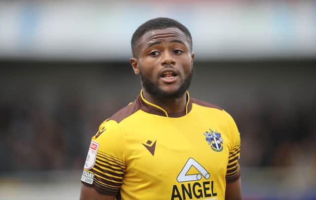 Bristol Rovers will have to deal with Sutton United’s top scorer David Aijboye. (Photo by Pete Norton/Getty Images)