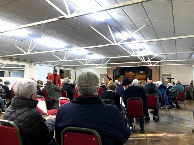 Well over 50 people attended to vent their frustrations over the creation of the 23 bus service.