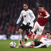 Callum O’Dowda of Bristol City is tackled during a heavy defeat to Fulham