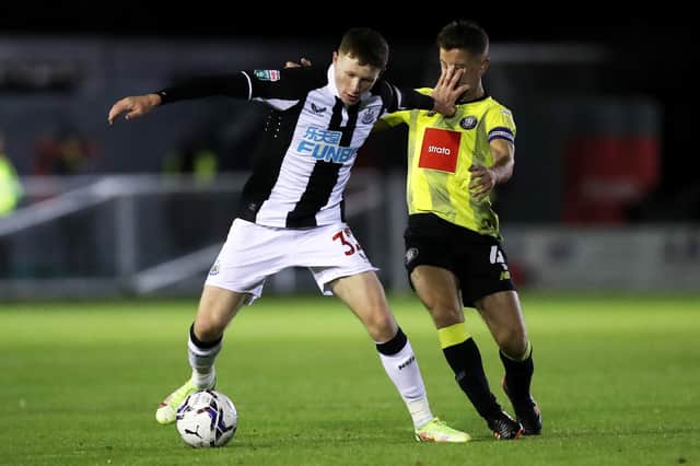 Newcastle United loanee Elliot Anderson is in line for his first start. (Photo by George Wood/Getty Images)