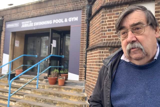 Councillor Gary Hopkins said there had been a ‘huge fight-back’ to repeated attempts to close the pool.