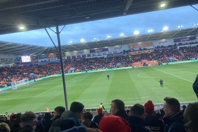 Hundreds of Bristol City supporters made the long trip up to Blackpool - but the game ended in disappointment