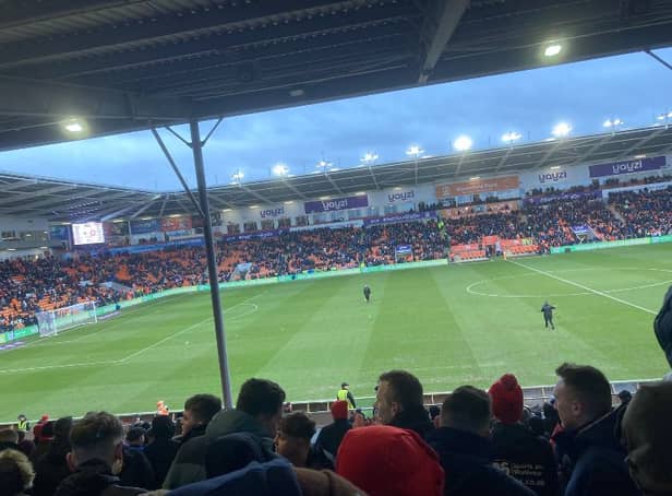 <p>Hundreds of Bristol City supporters made the long trip up to Blackpool - but the game ended in disappointment</p>