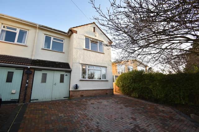 This four bedrromed semi-detached house in Stoke Bishop is on the market for £635,000.