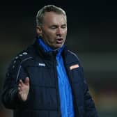 John Sheridan was happy that his team stuck to the game plan against Bristol Rovers. (Photo by Lewis Storey/Getty Images)