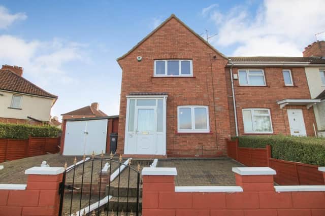 This two bedroomed end of terrace is currently on the market in Knowle West for £229,995.