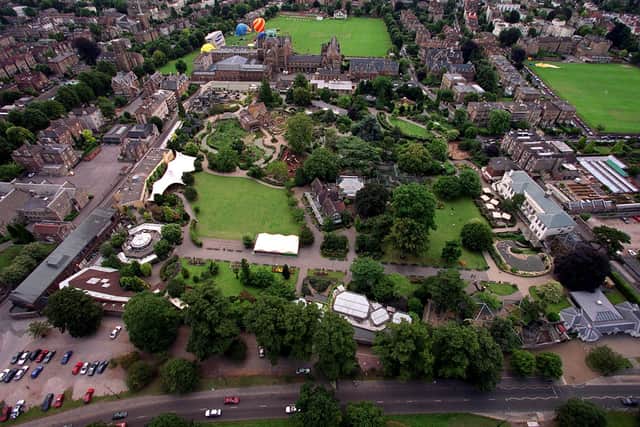 Aerial image of Bristol Zoo, Clifton.