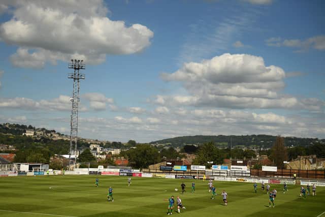 The Vanarama National League South Play-Off match between Bath City and Dorking Wanderers in 2020