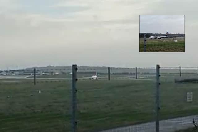 Ryanair flight from Seville touches down at Bristol Airport just after 8am