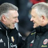 Chris Wilder and Nigel Pearson met as opposition managers in December 2019. (Photo by Nigel Roddis/Getty Images)
