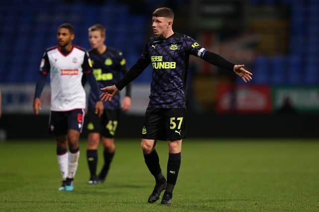 <p>Bristol Rovers have a player on their hands in Newcastle United’s Elliot Anderson. (Photo by Charlotte Tattersall/Getty Images)</p>