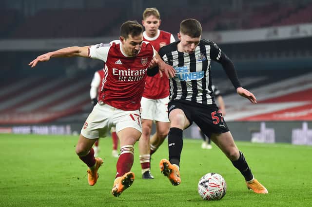 <p>Elliot Anderson put in a man-of-the-match performance against Stevenage. (Photo by GLYN KIRK/AFP via Getty Images)</p>