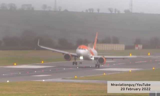 The flight from Geneva comes down safely despite a wobble at Bristol Airport