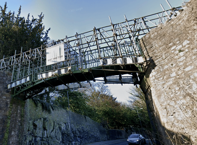 The Iron Bridge connects Kingsweston House and Blaise Castle.