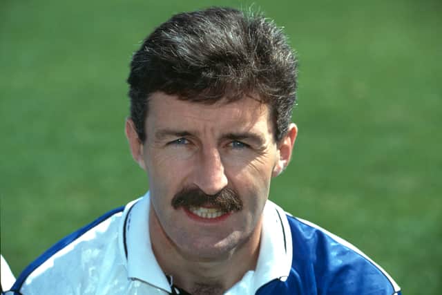 Geoff Twentyman spent the majority of his career at Bristol Rovers. (Photo by Howard Boylan/Allsport/Getty Images/Hulton Archive)