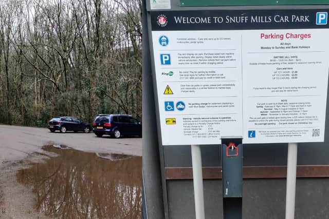 Parking charges at Snuff Mills along with two other Bristol parks came into force today.