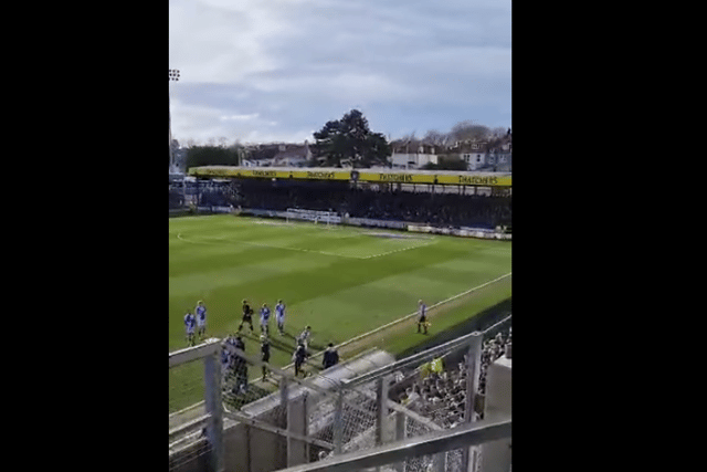 Rovers supporters clapped and cheered 21 minutes into the game at The Memorial Stadium on Saturday (March 12) in memory of Cory Leaworthy from Bristol.