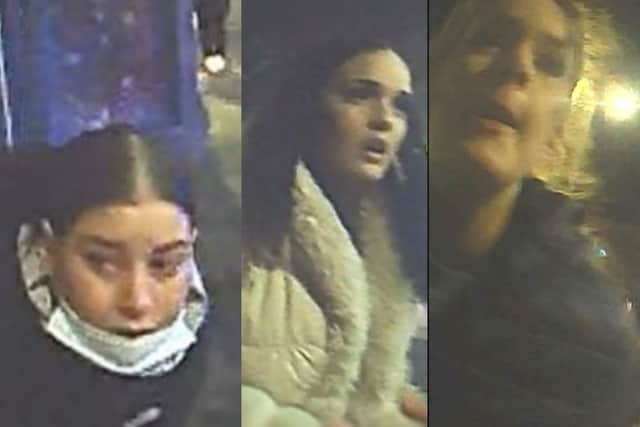Three women police want to speak to in connection with the fight