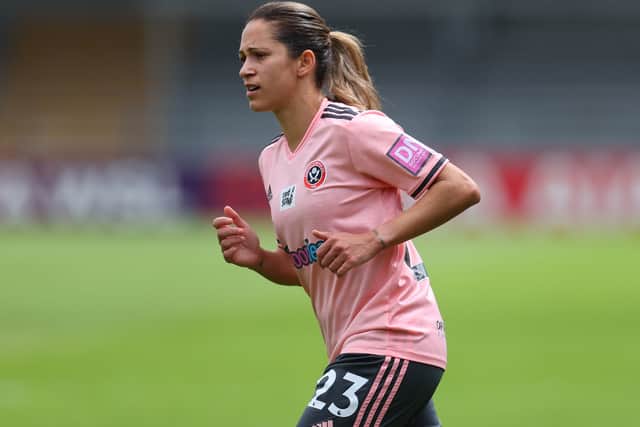 Bristol City will have to keep Courtney Sweetman-Kirk at bay after her nine goals this season. (Photo by Catherine Ivill/Getty Images)