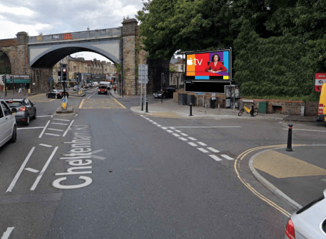 An image of what the sign, at the Cheltenham Road junction, could look like once installed.