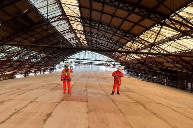 Network Rail’s team of engineers and its contractors Taziker will begin a key phase of the work to refurbish the roof of Bristol Temple Meads station in April.