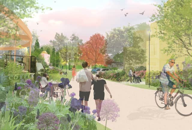 An artist’s impression of what Bristol Zoo Gardens could look like if the Bristol Zoological Society’s plans to open it to the public go ahead.