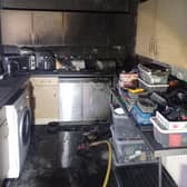 The fire at the property in Ilchester Avenue invovled Lithium Ion batteries on charge (Credit: @AFRSBedminster)