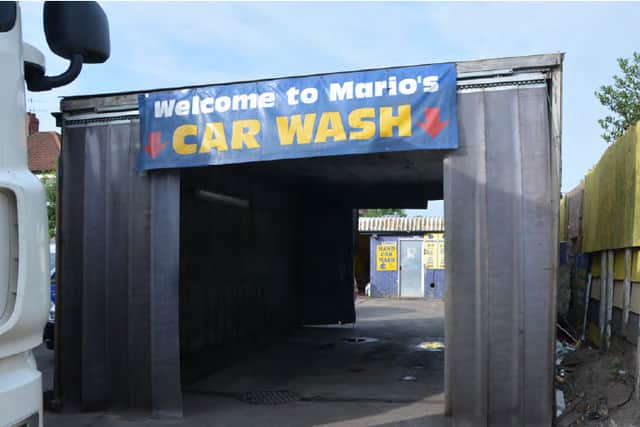 The car wash the slaves were forced to work at