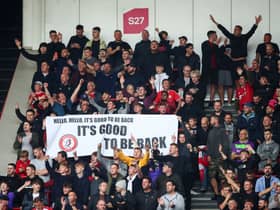 Bristol City fans face a dilemma on whether to support their team next season. (Photo by Marc Atkins/Getty Images)