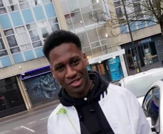 Dontae Davis died from a stab wound to the chest following a knife fight in Lawrence Hill last year. Kairon Sawyers denies murdering the 18-year-old.