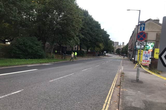 There was a huge police presence in Lawrence Hill and Old Market after the attack, with large areas cordoned off as police investigated the knife fight.