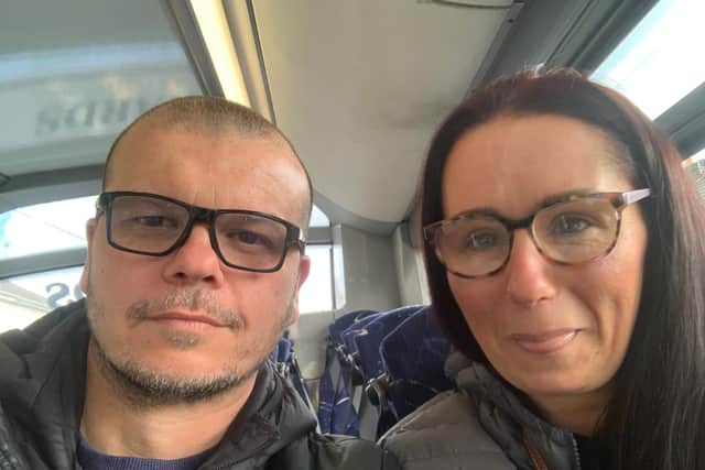Paul Vaughan and Zena Grant missed their flight to Ibiza from Bristol Airport - despite arriving two hours early