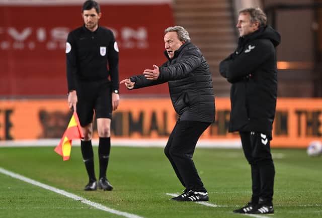 Neil Warnock managing against Bristol City back in February 2021. (Photo by Stu Forster/Getty Images)