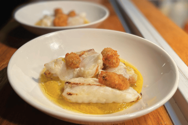 Fish is also used regularly in the kitchen at Root