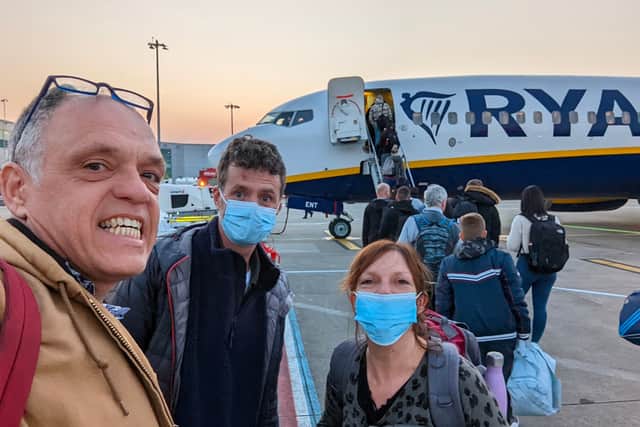 The team are flying in and out of the UK to aid in the safe passageway of Ukrainian refugees