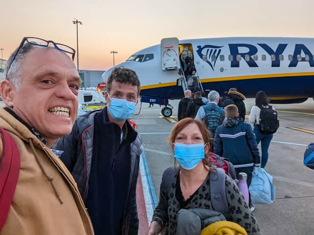 The team are flying in and out of the UK to aid in the safe passageway of Ukrainian refugees