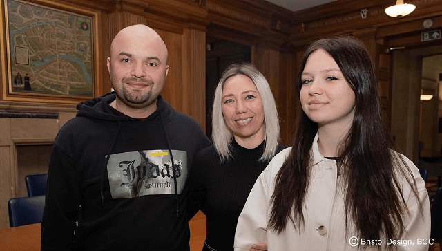 Aliaksandr, a Ukrainian national living in Bristol, has started hosting his girlfriend and her daughter through the Homes for Ukraine scheme. They were previously living in a refugee shelter and going through a lot of ‘stress and anxiety’ before they were finally allowed to come to the UK.